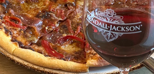 food, tableware, alcoholic drink, ingredient, drinkware, pizza