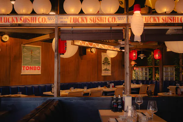 lighting, restaurant, food, light fixture, customer, lantern