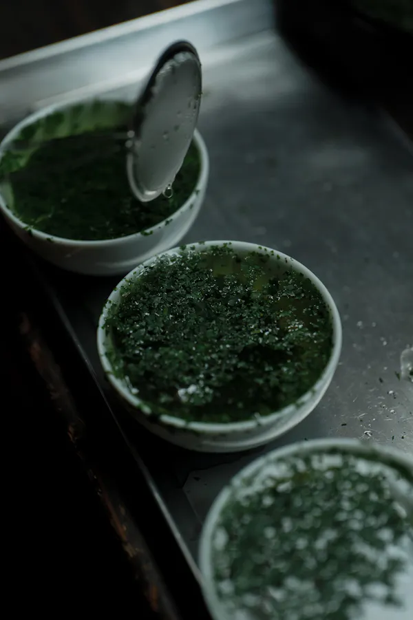 ingredient, food, serveware, pesto, recipe, salsa verde