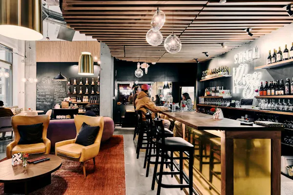 furniture, bar, flooring, ceiling, restaurant, chair