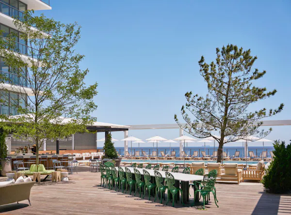 outdoor furniture, shade, outdoor table, chair, restaurant, resort