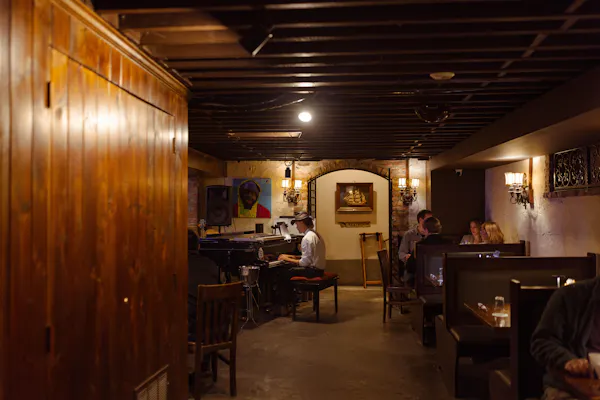 furniture, ceiling, lighting, flooring, light fixture, restaurant
