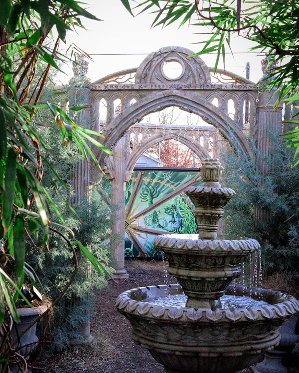 iron, metal, garden, botanical garden