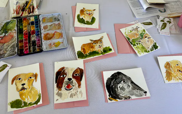 dog, carnivores, paper, paper product, canidae, child art