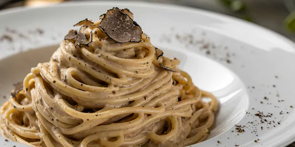 food, ingredient, tableware, spaghetti, recipe, dishware