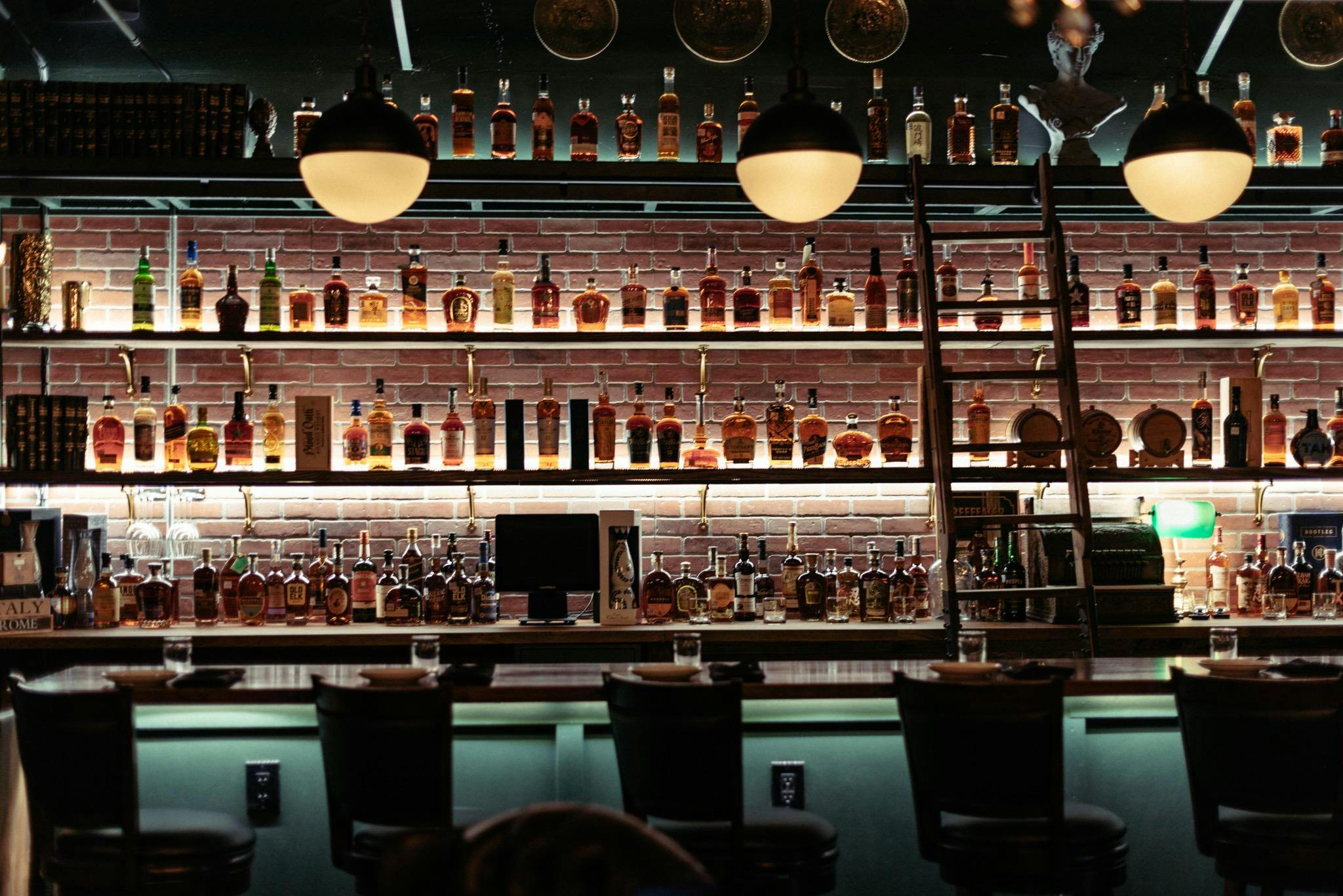 Nueces Whiskey Library