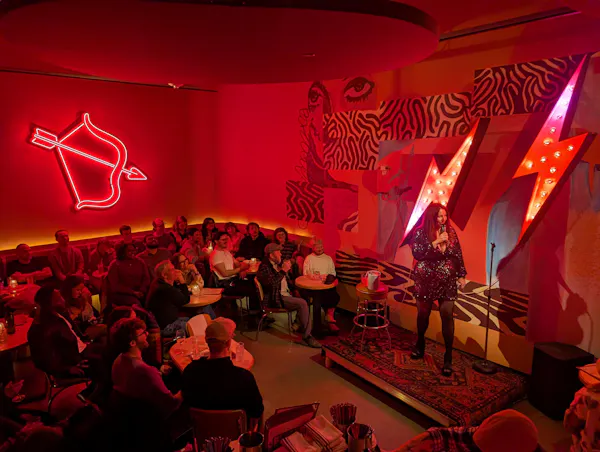 orange, fun, chair, visual effect lighting
