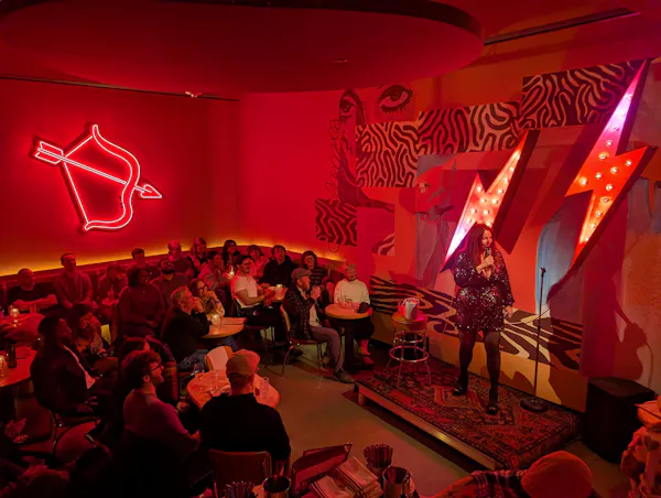 orange, fun, chair, visual effect lighting
