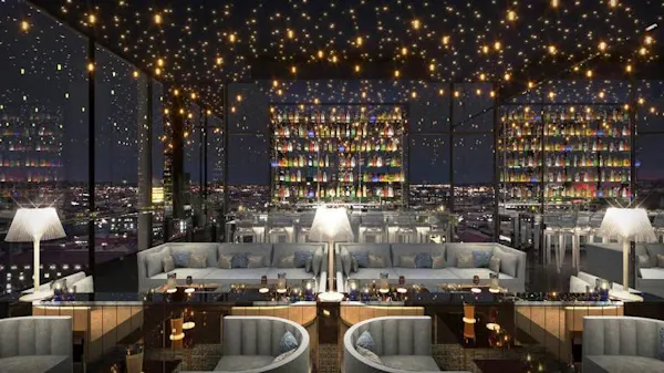 lighting, building, city, human settlement, metropolitan area, urban area