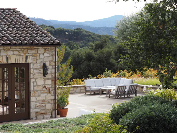 wall, plants, shrub, flagstone, rock, home