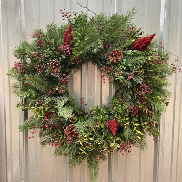 wreath, christmas decoration, christmas day, conifers