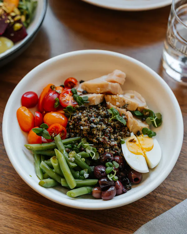 food, tableware, ingredient, salad, vegetable, produce