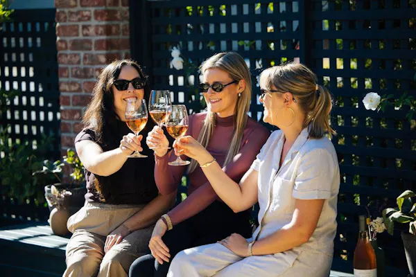 eyewear, sunglasses, alcoholic drink, smile, drinkware, tableware