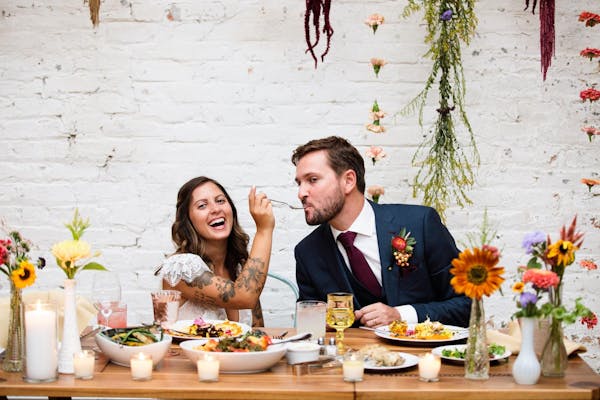 food, photograph, plant, tableware, orange, tie