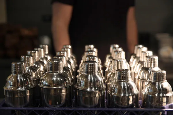 bottle, silver, water bottle