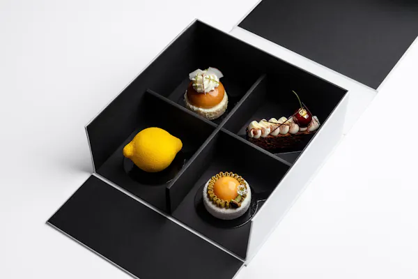 food, box, dessert, finger food