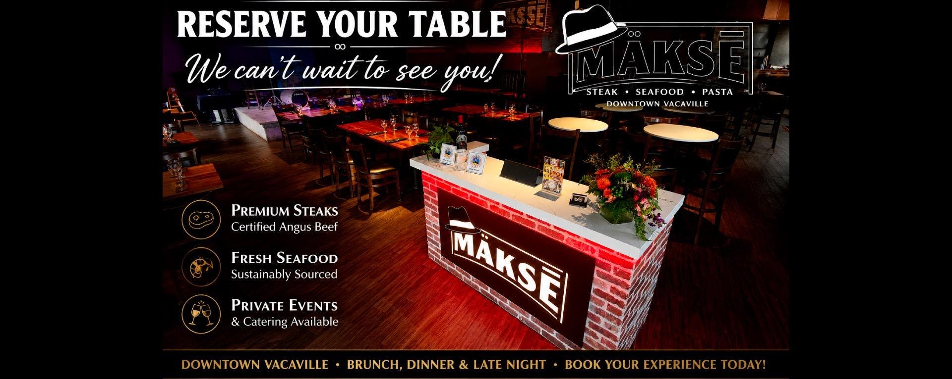 Mäksē Restaurant, Vacaville
