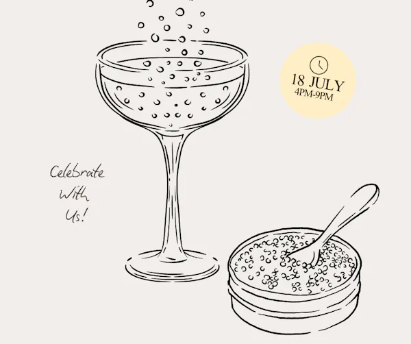 tableware, stemware, champagne glass, classic cocktail, line art