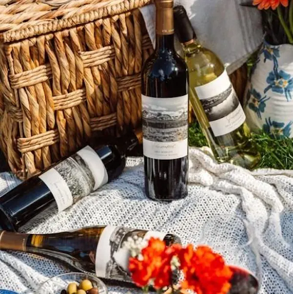 bottle, glass bottle, alcoholic drink, basket, wine bottle, liquid