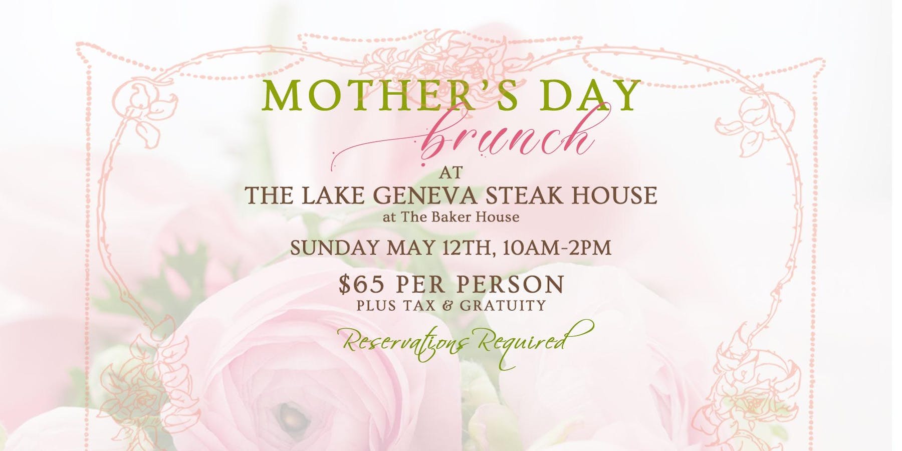 The Baker House Lake Geneva, WI Tock