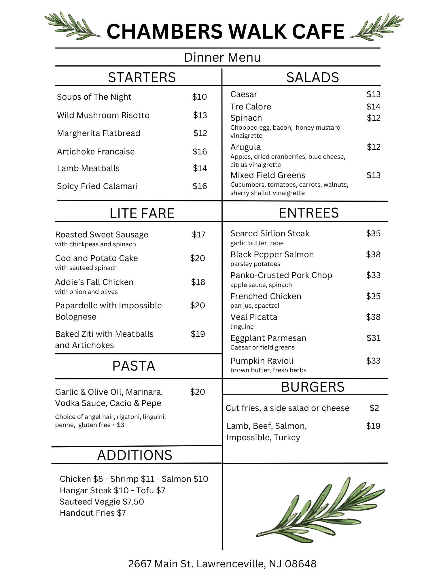 Chambers Walk Cafe & Catering