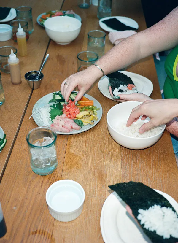 food, tableware, table, dishware, green, plate
