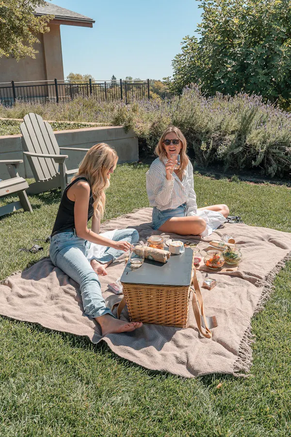 recreation, picnic, leisure, linens, outdoor furniture, people in nature