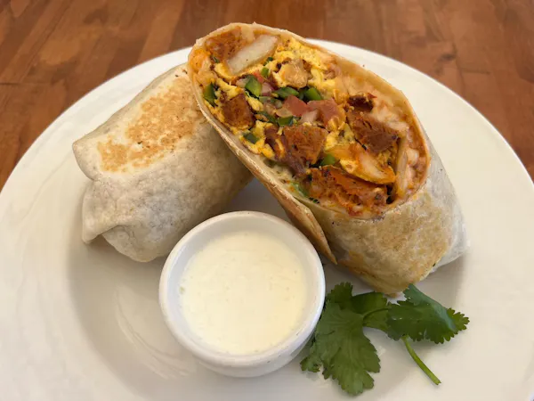 food, ingredient, wrap roti, tableware, burrito, wrap