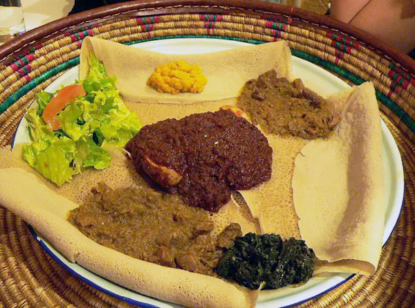 food, injera, recipe, dishware, serveware, ethiopian cuisine