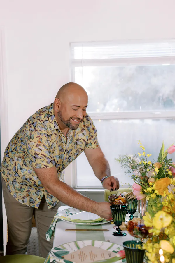 facial hair, beard, floristry, flower arranging, cut flowers, happiness