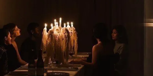 candle, party, candle holder, wax