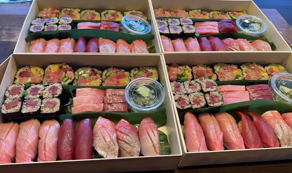 food, ingredient, sushi, seafood, fish slice, sashimi