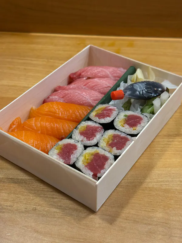 food, sushi, ingredient, box, sashimi, fish products