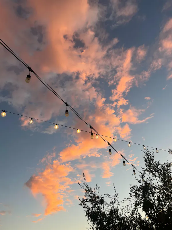 sky, dusk, orange, cloud, afterglow, evening