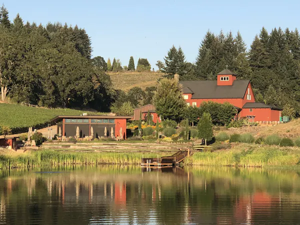 cottage, estate, farm, pond, wetland, farmhouse