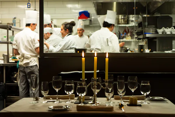 tableware, table, chef's uniform, drinkware, chef, barware