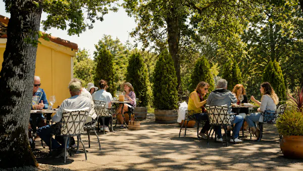furniture, table, chair, outdoor furniture, outdoor table, shade