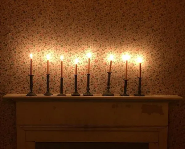 candle, wax, flame, candle holder