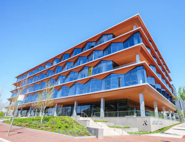 composite material, commercial building, engineering, shade, headquarters, design