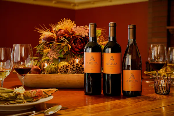 bottle, tableware, table, drinkware, food, barware