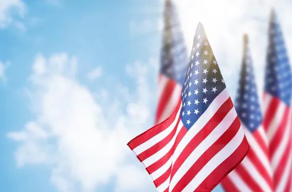 blue, flag, red, flag of the united states, flag day, close-up