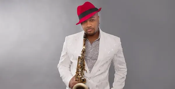 hat, headgear, saxophonist, reed instrument, sun hat, saxophone