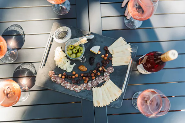 tableware, food, drinkware, table, furniture, serveware