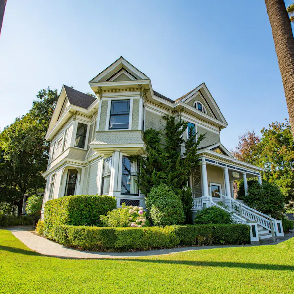 building, window, home, plants, house, residential area