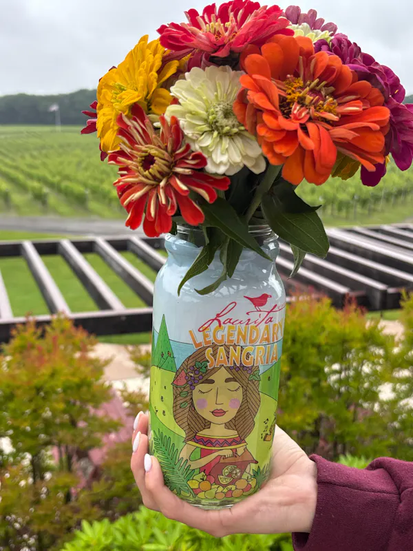 drinkware, cylinder, bottle, glass bottle, floral design, cut flowers