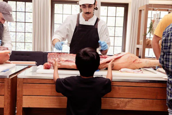 butcher, meat, meat cutter, cook, cooking, chef