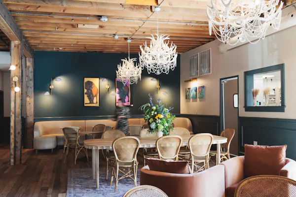 property, furniture, table, decoration, chair, lighting