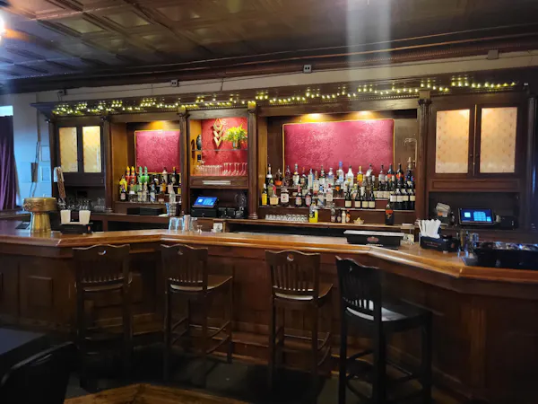 furniture, lighting, flooring, table, barware, bar