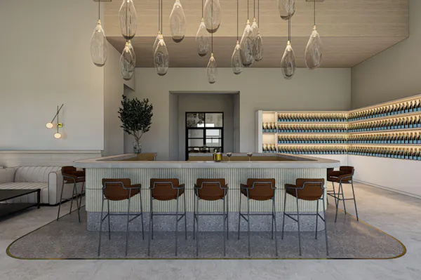 flooring, furniture, restaurant, ceiling, chair, light fixture