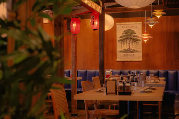 furniture, lighting, light fixture, ceiling, restaurant, chair